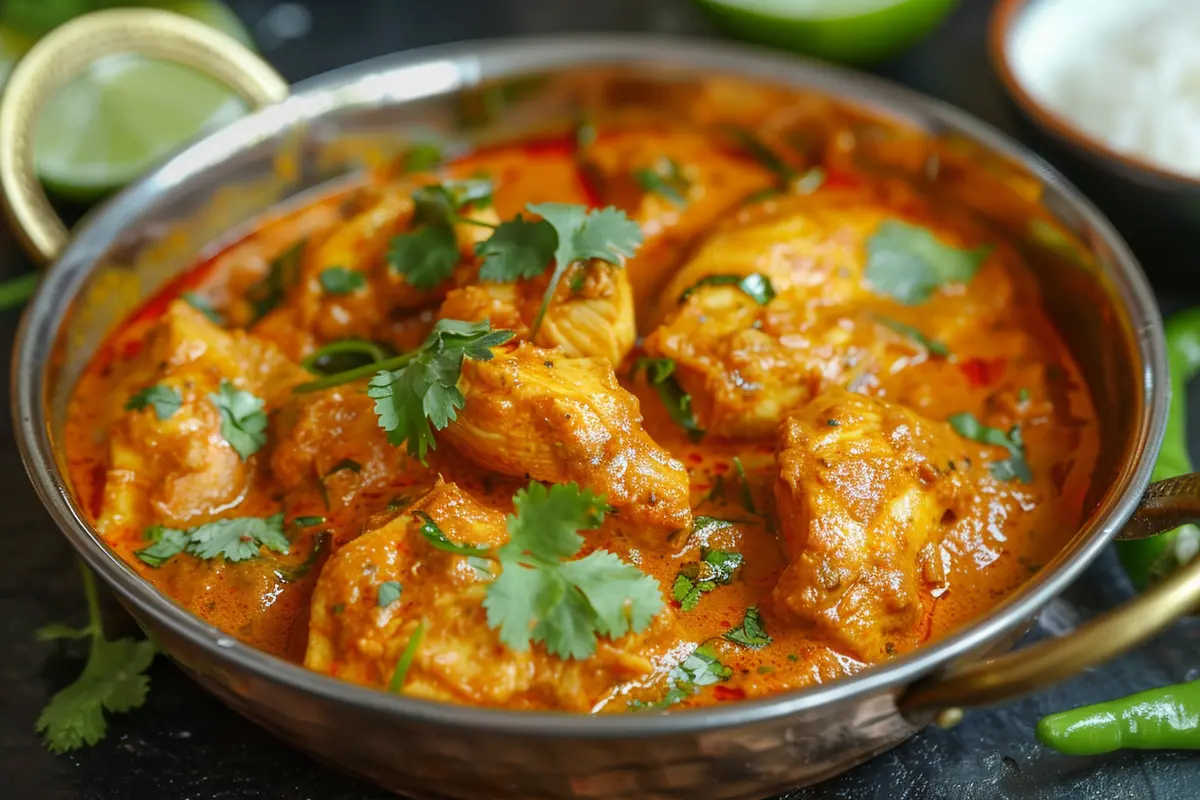 Churu Chicken Amarillo served