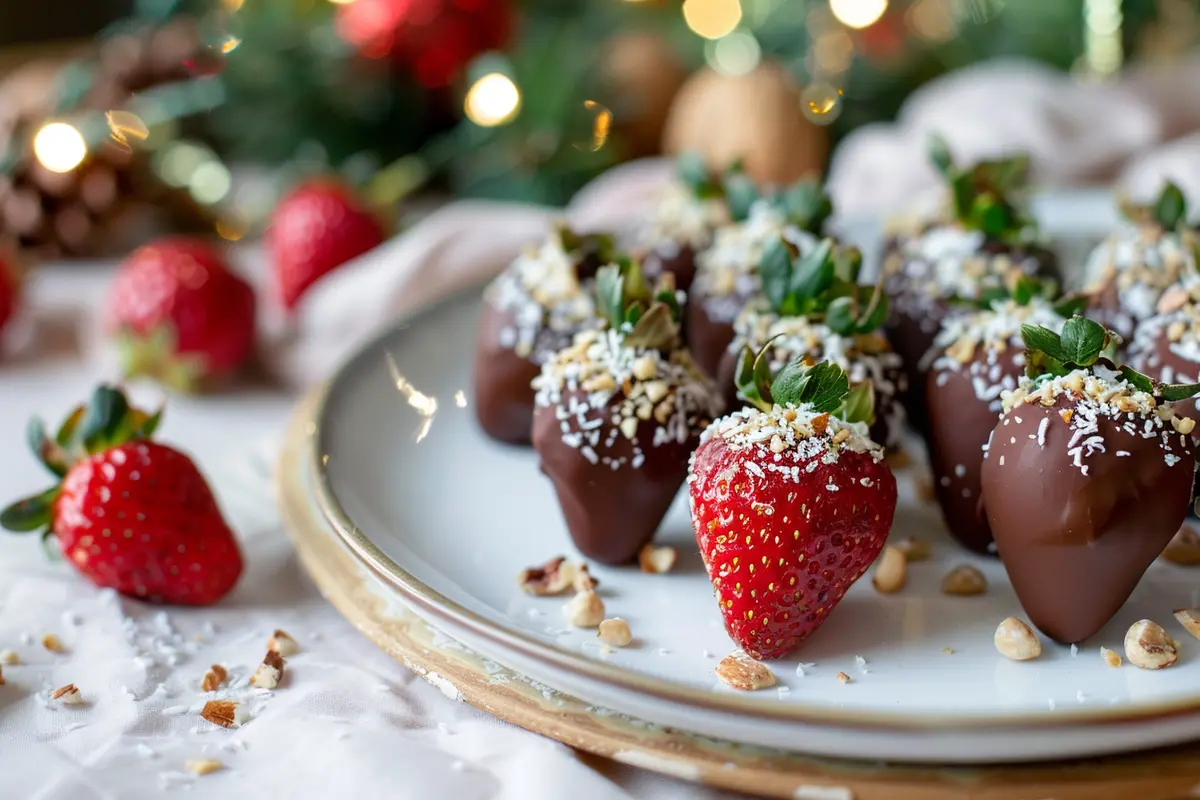 Chocolate-covered strawberries