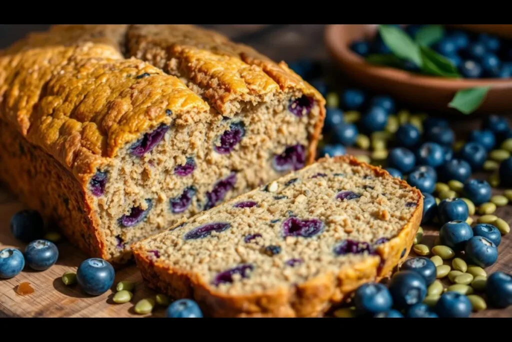 Blueberry Lentil Bread 